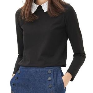 Sandro lace collar top